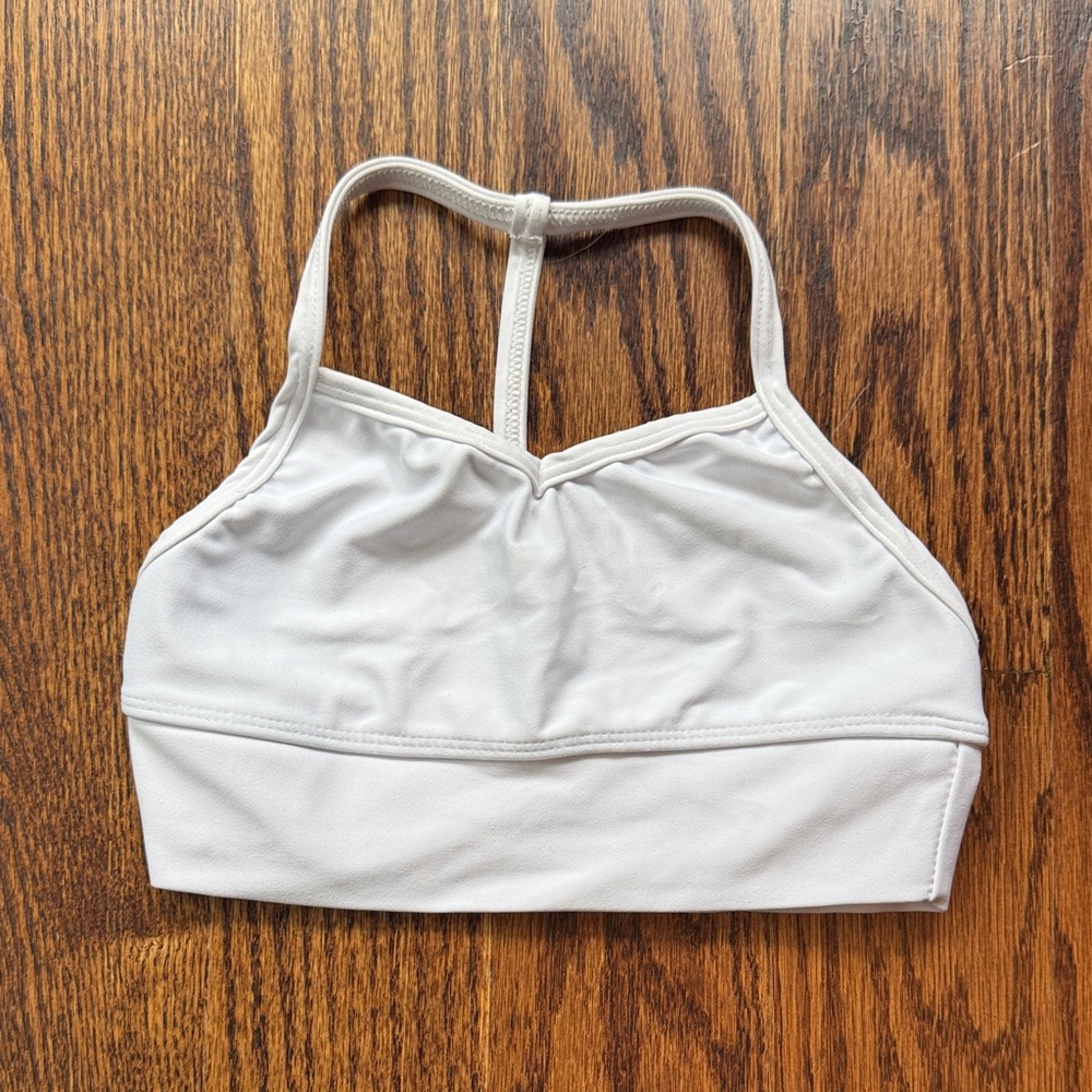 Five Dancewear White Youth Bra Top